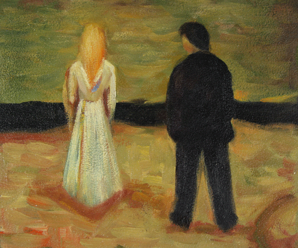 Two Beings (The Lonely Ones) by Edvard Munch